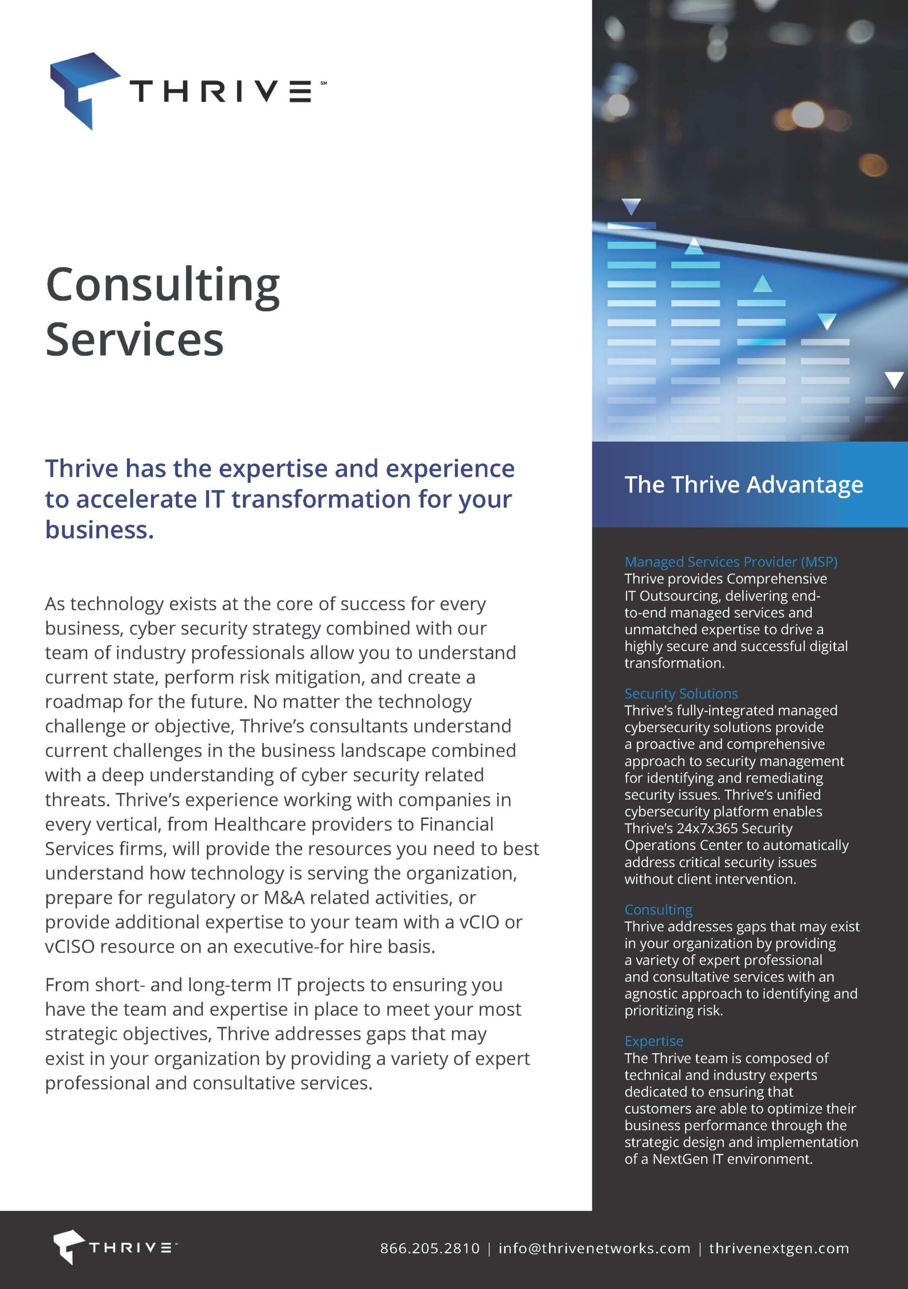 Thrive Consulting Services One Pager 0031522 2