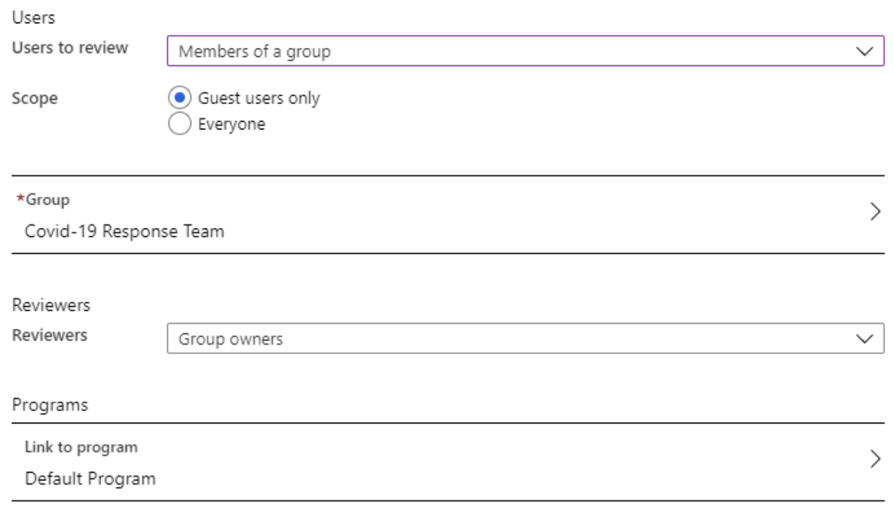 Select Users And Reviewers